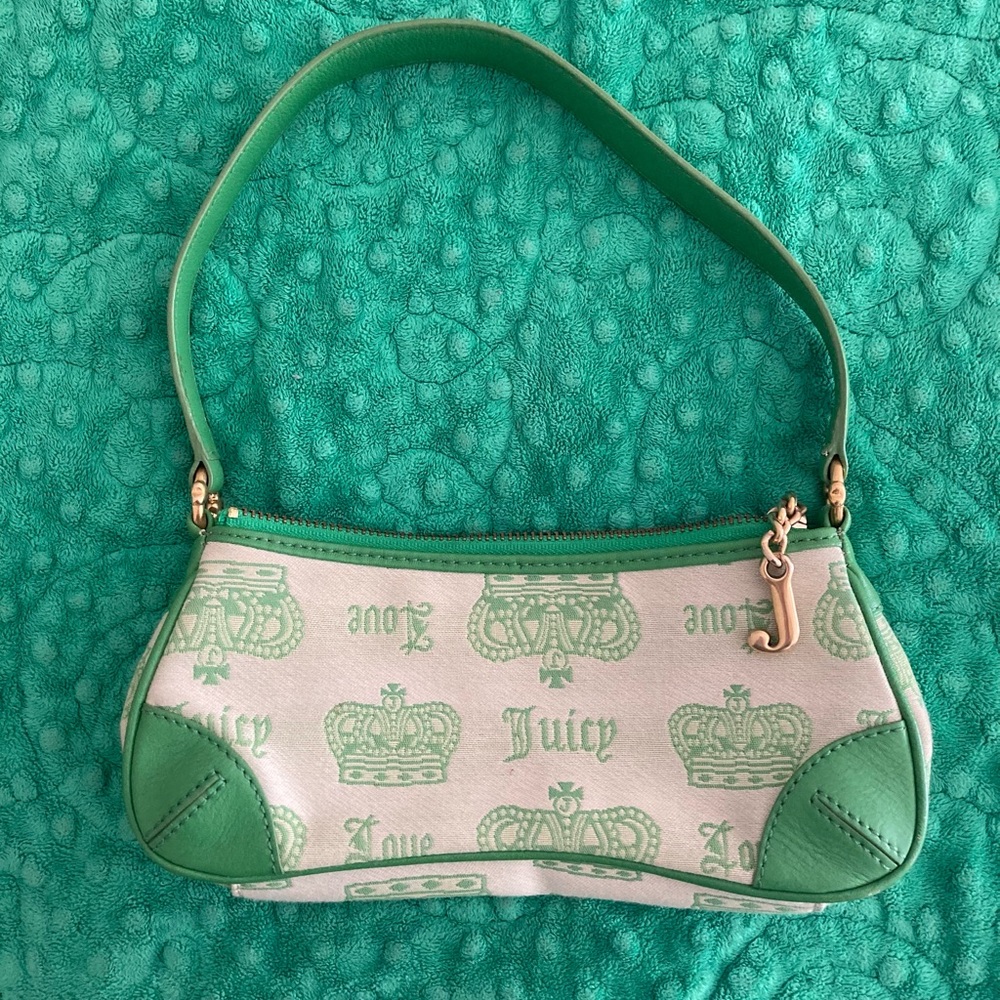 Vintage Juicy Couture green purse